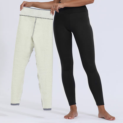 DIANA Winter Leggings (Wooly Inner Fabric, Yoga Pants, Gym Compression Tights, Seamless High Waist, Breathable Slim-Fit)
