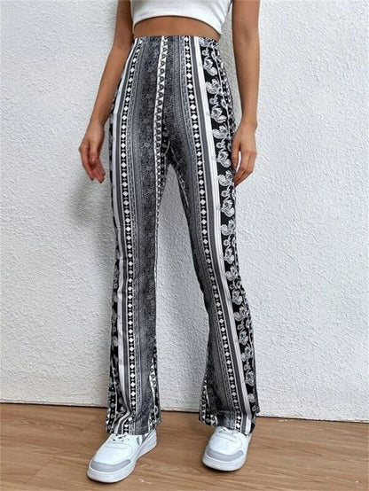 COUGAR Breathable Patterned Slim-Fir Lounge Pants (Butt-Lifting, Breathable Slim-Fit)