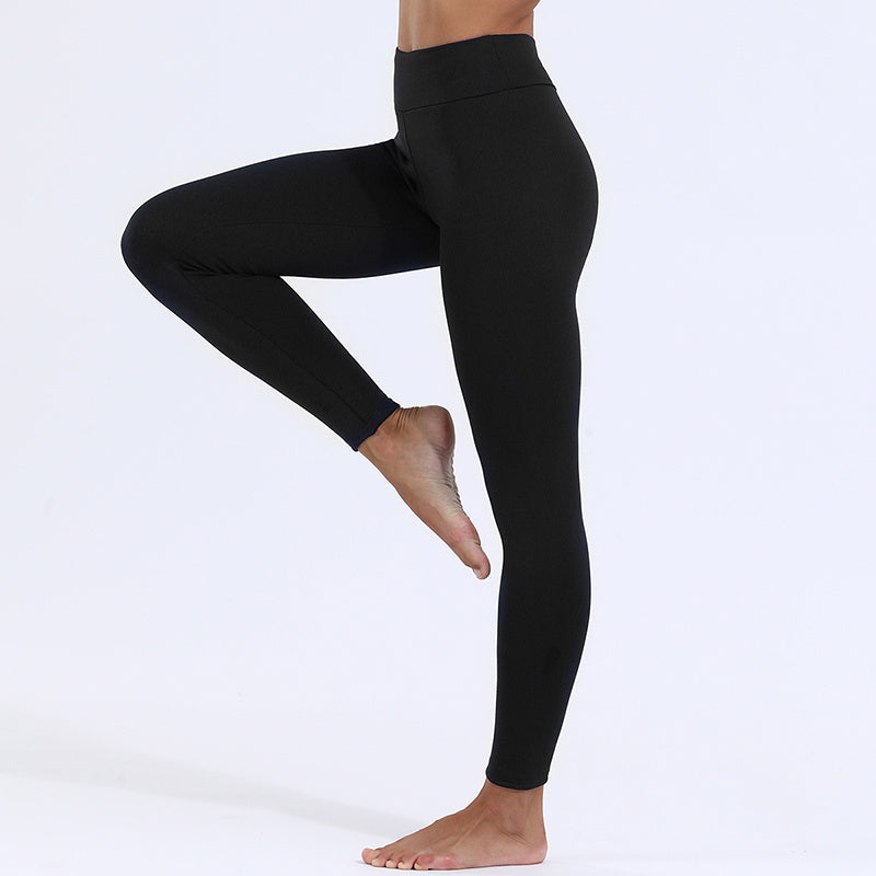DIANA Winter Leggings (Wooly Inner Fabric, Yoga Pants, Gym Compression Tights, Seamless High Waist, Breathable Slim-Fit)