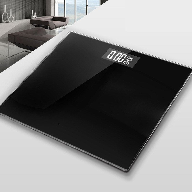 NUTRI Bathroom Floor Body Scale Glass (Weight Management Tool)