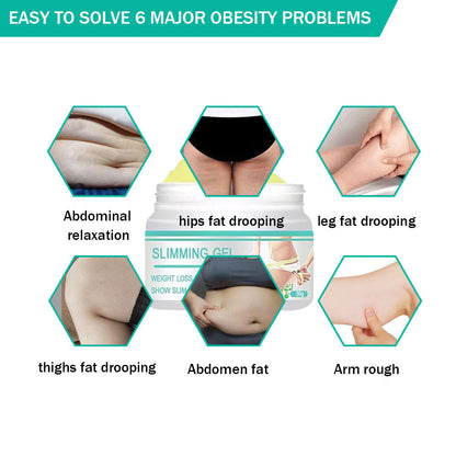 JAYSUING Fat Burn Slimming Gel for Women (Thermal Fat Burner, Target Stubborn Belly Fat, Body Contouring)
