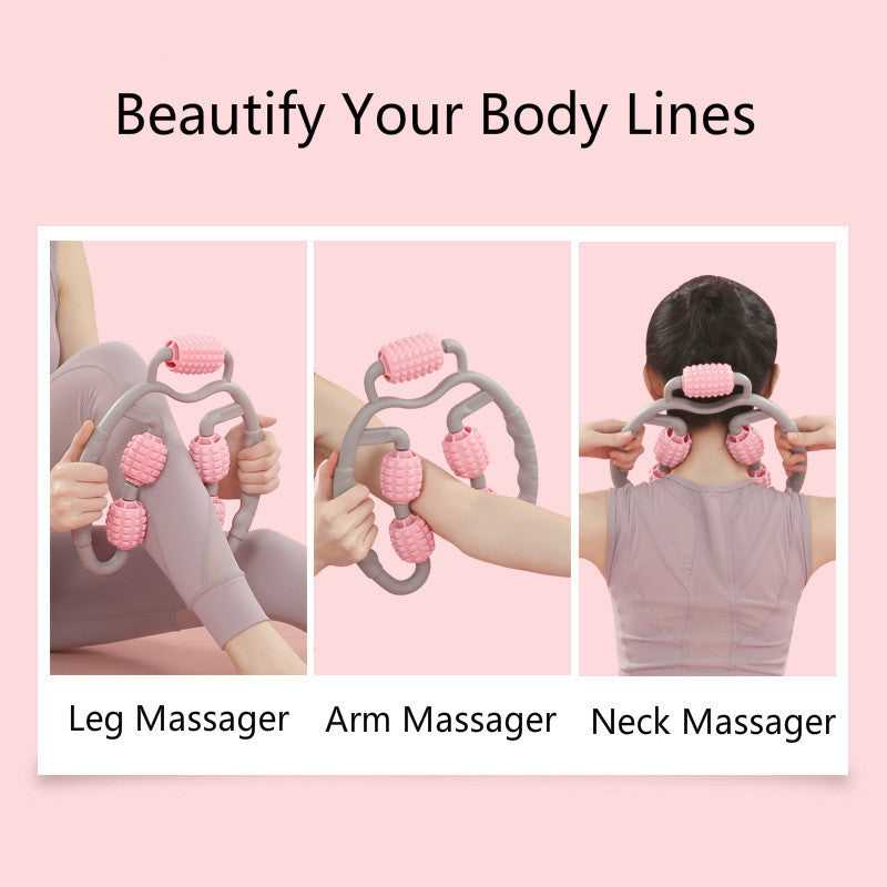 GUA Lymphatic Drainage Slimming Roller (Leg Contouring, Massage, Stress Relief)