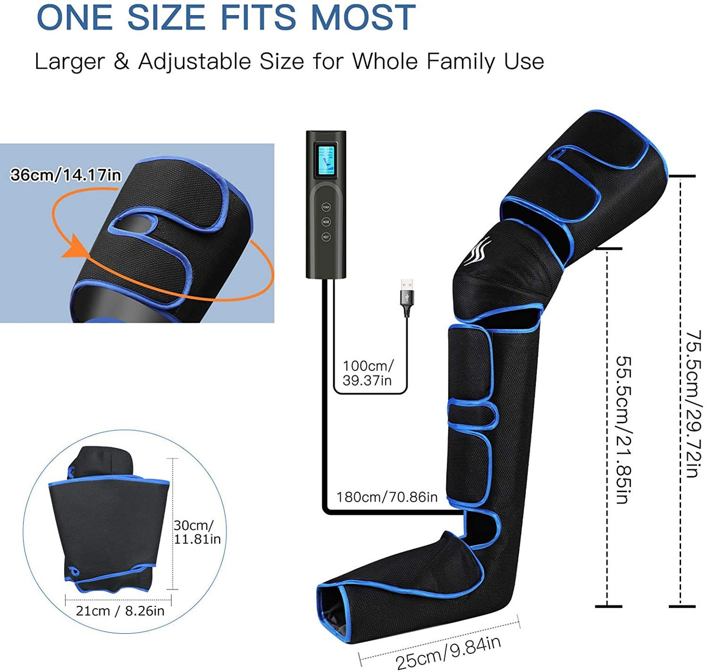[Ultra-Premium Original] SLIMQUEEN Pneumatic Leg Rejuvenation Massager (Slimming, Circulation, Metabolism)