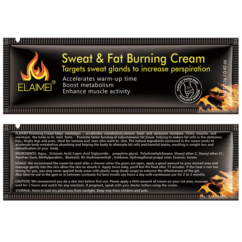 ELAMEI Sweat & Fat Burning Cream (Slimming, Fat Sweating, Thermogenic Fat Burning)