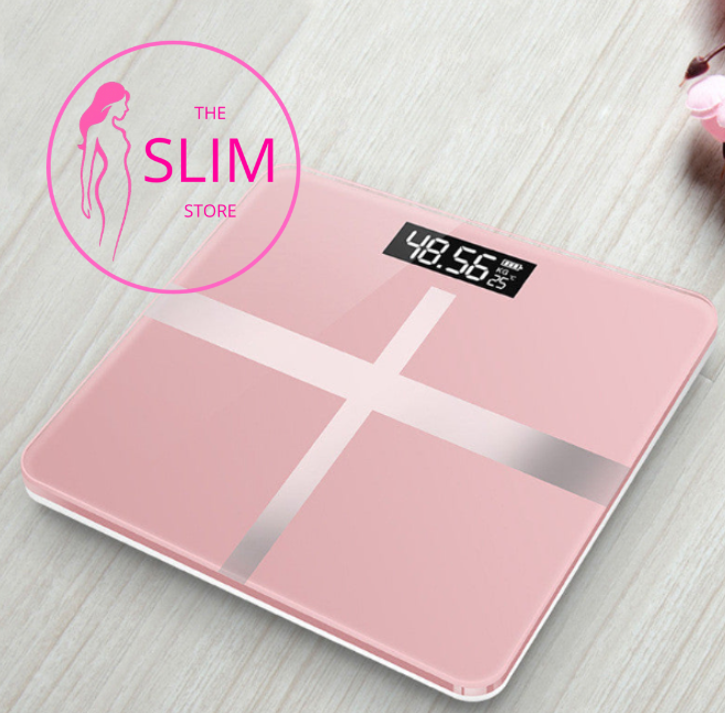 NUTRI Bathroom Floor Body Scale Glass (Weight Management Tool)