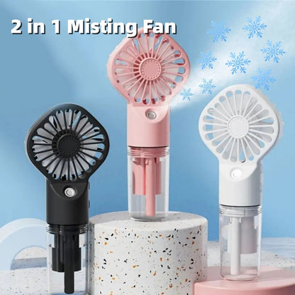 LADYBIRD Portable Hydrator Fan (Strong Power, Mist Spray Humidifier, Relaxing, Cooling)