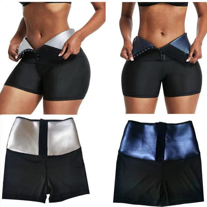 DIANA Waist Trainer Compression Shorts (Thermo Slimming, Yoga Pants, Gym Leggings, Seamless High Waist, Sauna Pants, Corset)
