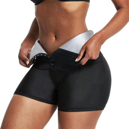 DIANA Waist Trainer Compression Shorts (Thermo Slimming, Yoga Pants, Gym Leggings, Seamless High Waist, Sauna Pants, Corset)