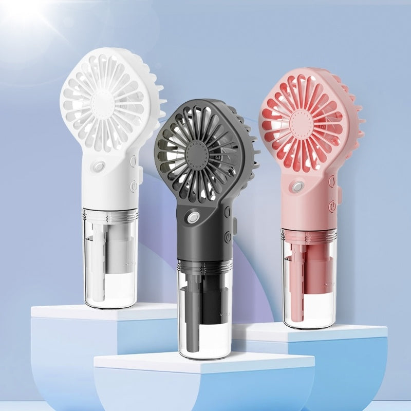 LADYBIRD Portable Hydrator Fan (Strong Power, Mist Spray Humidifier, Relaxing, Cooling)