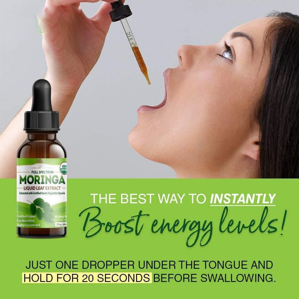 [Premium Original] FULLSPECTRUM Moringa Leaf Drops (Weight Loss Detox, Metabolism, Anti-Inflammatory Slimming)