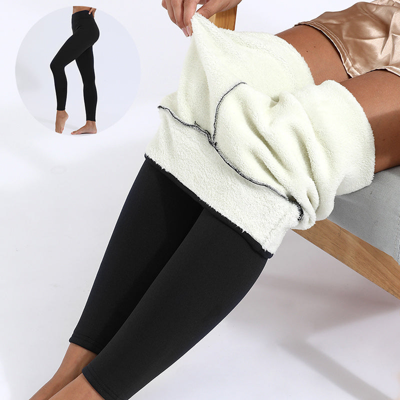DIANA Winter Leggings (Wooly Inner Fabric, Yoga Pants, Gym Compression Tights, Seamless High Waist, Breathable Slim-Fit)