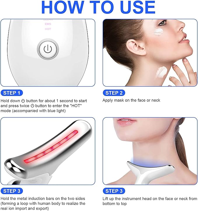 [Ultra-Premium Original] SLIMQUEEN Facelifting Wrinkle Remover (LED Proton Therapy, Face Slimming, Lymphatic Drainage, Electric Muscle Stimulation)