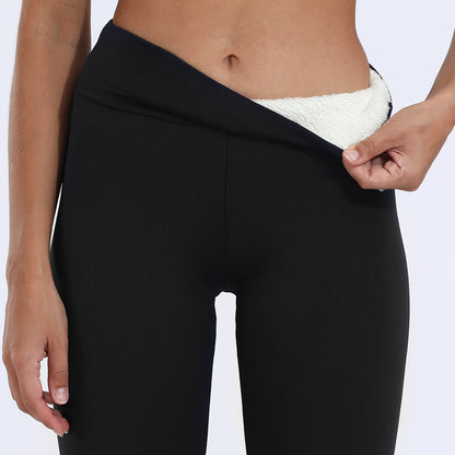 DIANA Winter Leggings (Wooly Inner Fabric, Yoga Pants, Gym Compression Tights, Seamless High Waist, Breathable Slim-Fit)