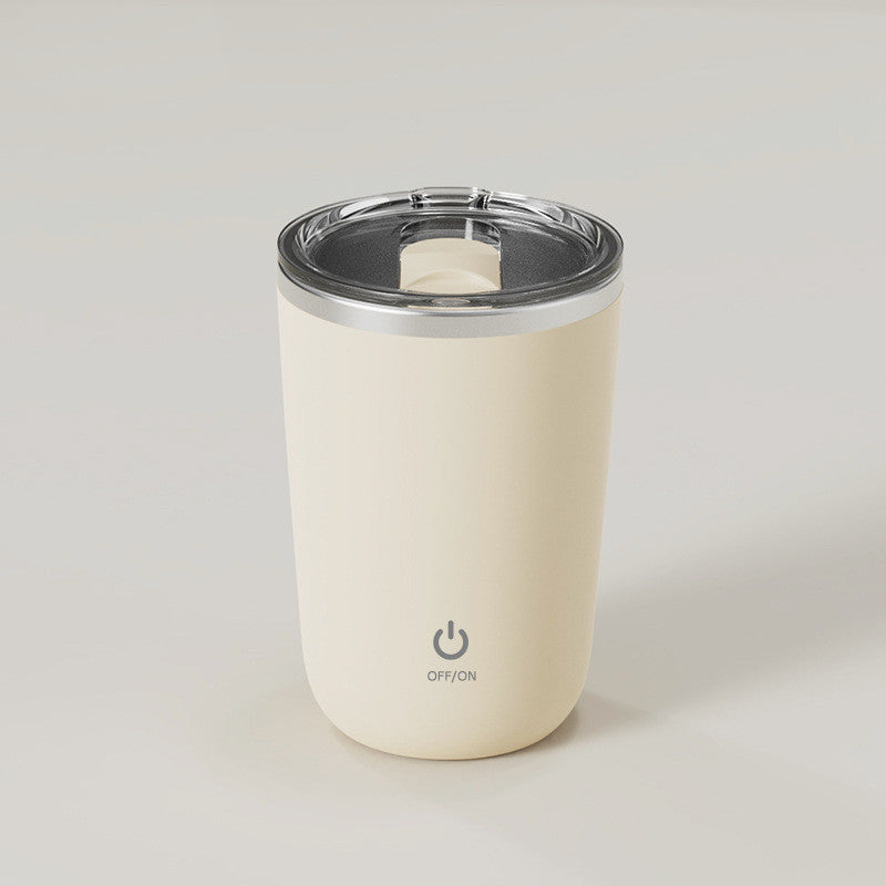 [Premium Original] NUTRI Self Stirring Portable Mug (Coffee, Milkshake, Juice Mixing, Lazy Rotating, Magnetic Stirring)
