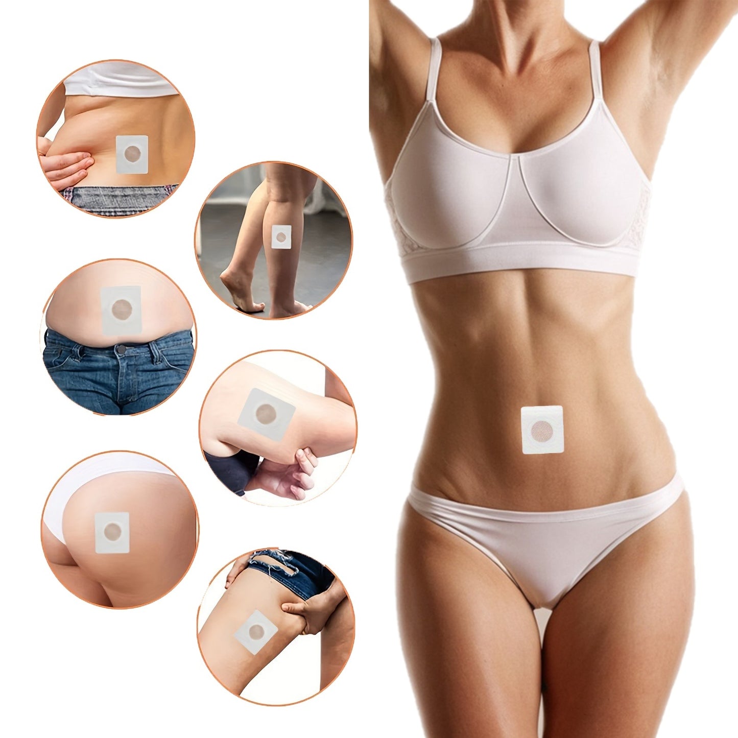NOCELLE Slimming Navel Patch (Herbal Detox, Block Fat Absorption, Weight Loss, Non-Invasive Slimming)