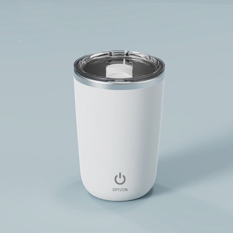 [Premium Original] NUTRI Self Stirring Portable Mug (Coffee, Milkshake, Juice Mixing, Lazy Rotating, Magnetic Stirring)