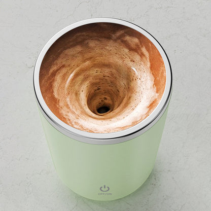 [Premium Original] NUTRI Self Stirring Portable Mug (Coffee, Milkshake, Juice Mixing, Lazy Rotating, Magnetic Stirring)