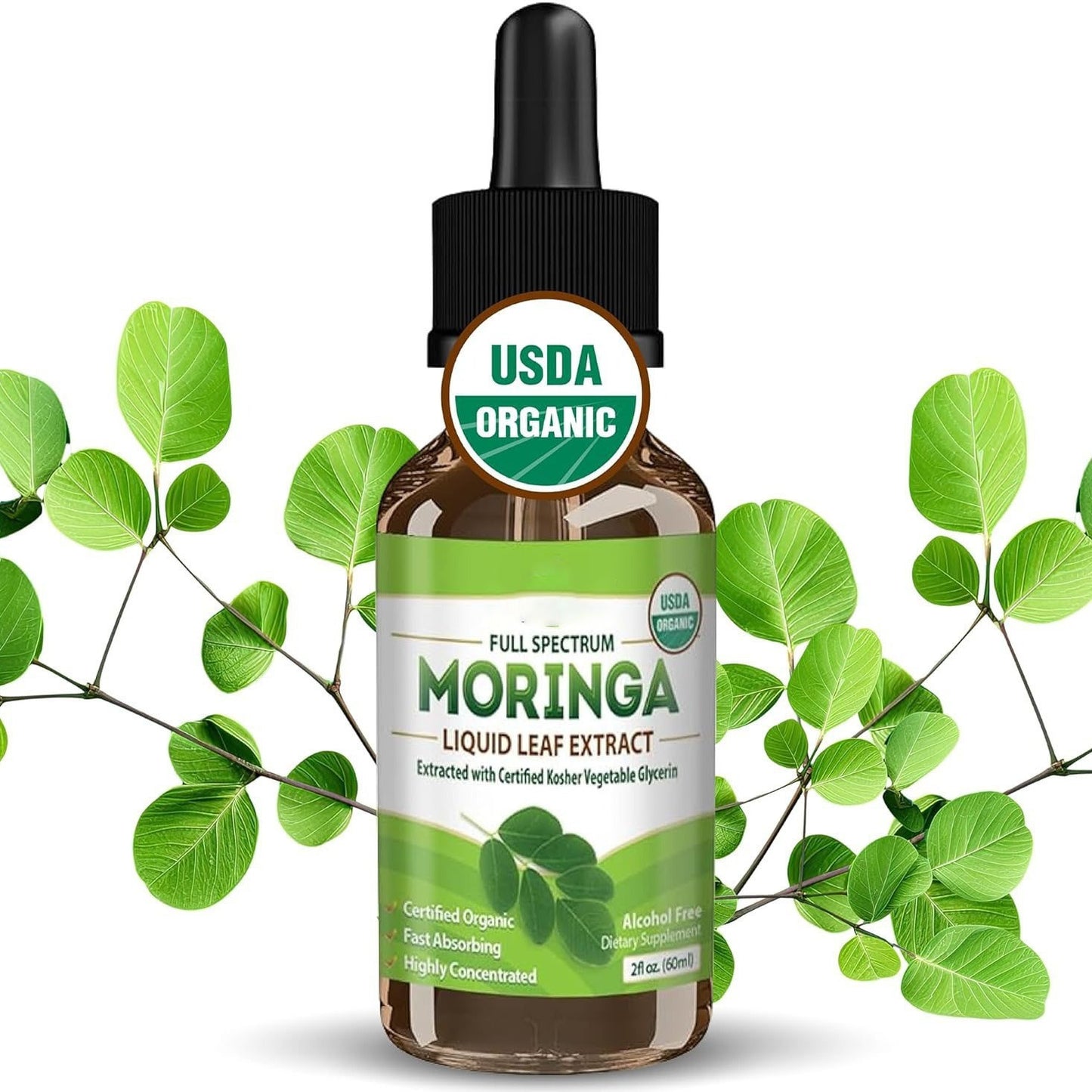 [Premium Original] FULLSPECTRUM Moringa Leaf Drops (Weight Loss Detox, Metabolism, Anti-Inflammatory Slimming)