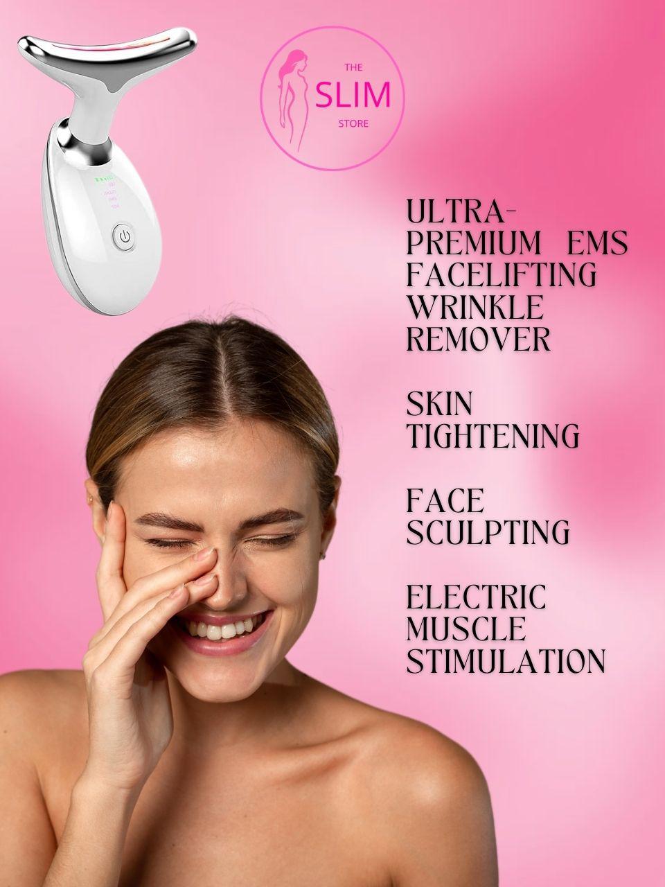 [Ultra-Premium Original] SLIMQUEEN Facelifting Wrinkle Remover (LED Proton Therapy, Face Slimming, Lymphatic Drainage, Electric Muscle Stimulation)