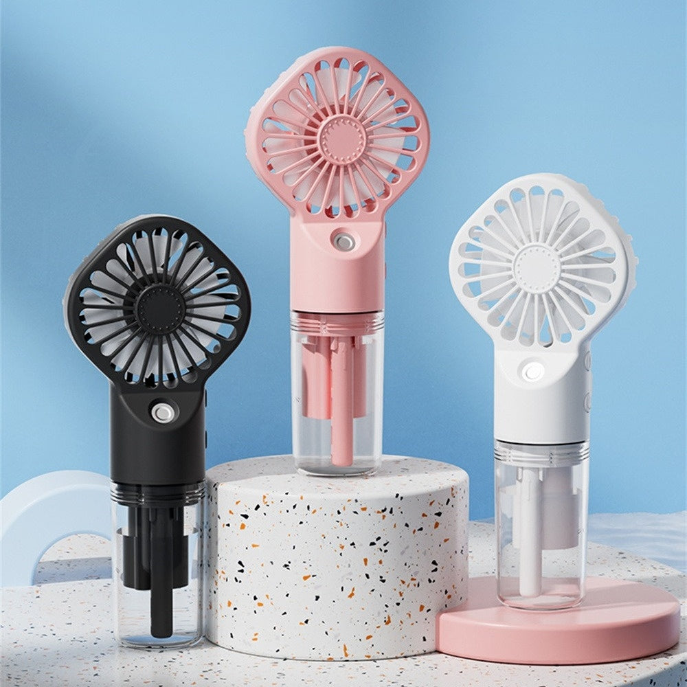 LADYBIRD Portable Hydrator Fan (Strong Power, Mist Spray Humidifier, Relaxing, Cooling)