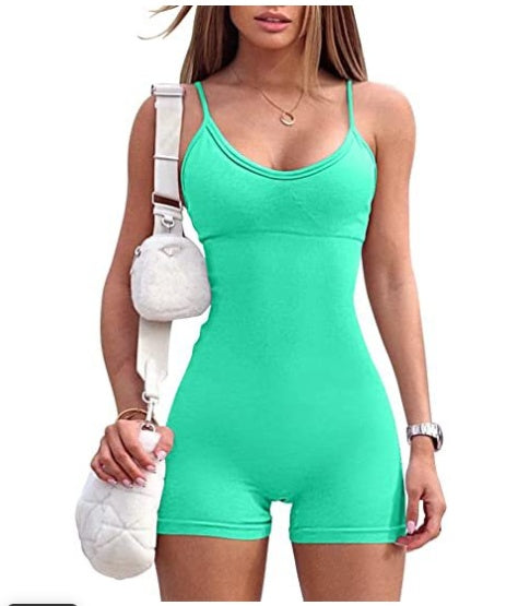 SOPHIA Low-Cut Romper Tights (Compression, Yoga, Gym, Athleisure, Fashion)