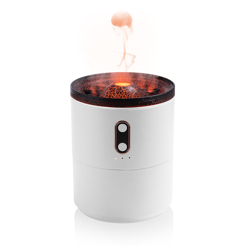 DESIREE Volcanic Flame Aroma Diffuser (Essential Oils, USB Portable, Jellyfish Air Humidifier, Night Light, Lamp Fragrance, Humidifier)