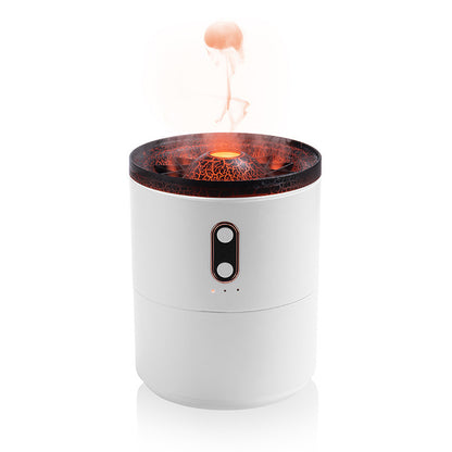 DESIREE Volcanic Flame Aroma Diffuser (Essential Oils, USB Portable, Jellyfish Air Humidifier, Night Light, Lamp Fragrance, Humidifier)