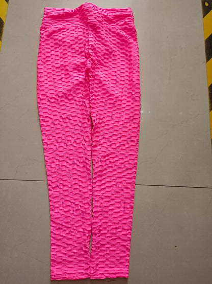 ANACONDA Plaid Scrunch Leggings (Same Prize for all Sizes, Butt-Lifting, Yoga Pants, Gym Compression Tights, Seamless High Waist, Breathable Slim-Fit)