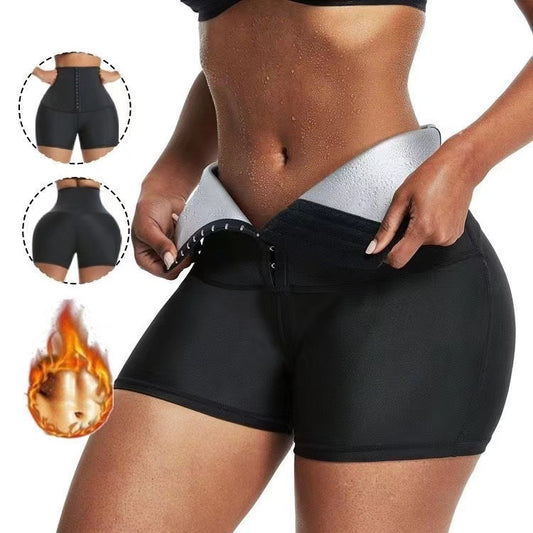 DIANA Waist Trainer Compression Shorts (Thermo Slimming, Yoga Pants, Gym Leggings, Seamless High Waist, Sauna Pants, Corset)