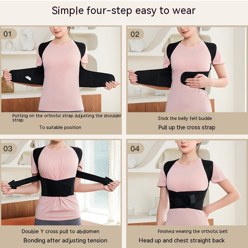 CHESTLIFT X Keel Breathable Posture Correction Vest (Look Slimmer and Taller, Anti-Humpback, Removes Back and Shoulder Pain)