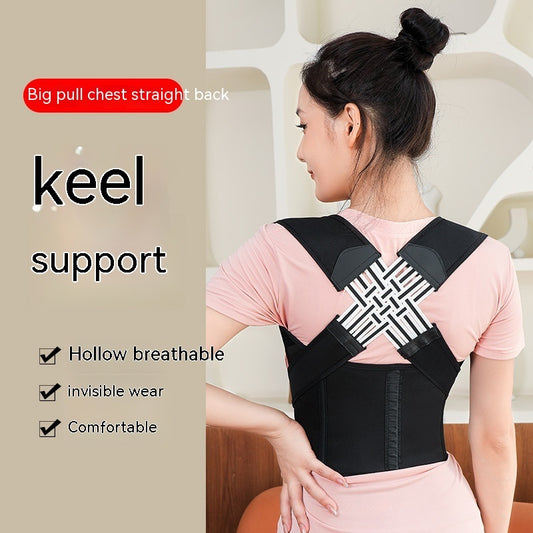 CHESTLIFT X Keel Breathable Posture Correction Vest (Look Slimmer and Taller, Anti-Humpback, Removes Back and Shoulder Pain)