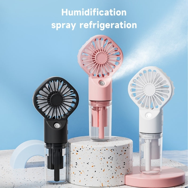 LADYBIRD Portable Hydrator Fan (Strong Power, Mist Spray Humidifier, Relaxing, Cooling)