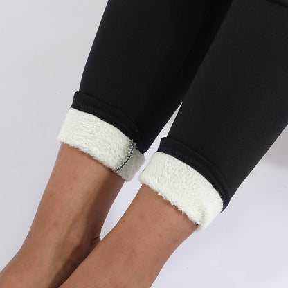 DIANA Winter Leggings (Wooly Inner Fabric, Yoga Pants, Gym Compression Tights, Seamless High Waist, Breathable Slim-Fit)